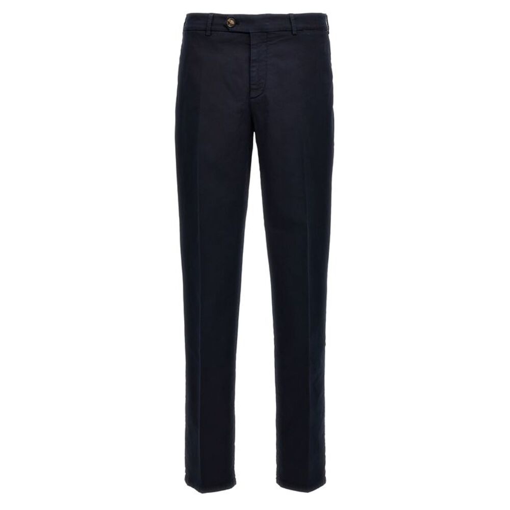 Brunello Cucinelli Men Flat Front Pants